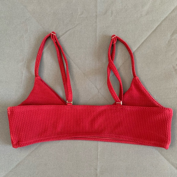 Zaful Raspberry Colored Bathing Suit Top - Picture 2 of 4